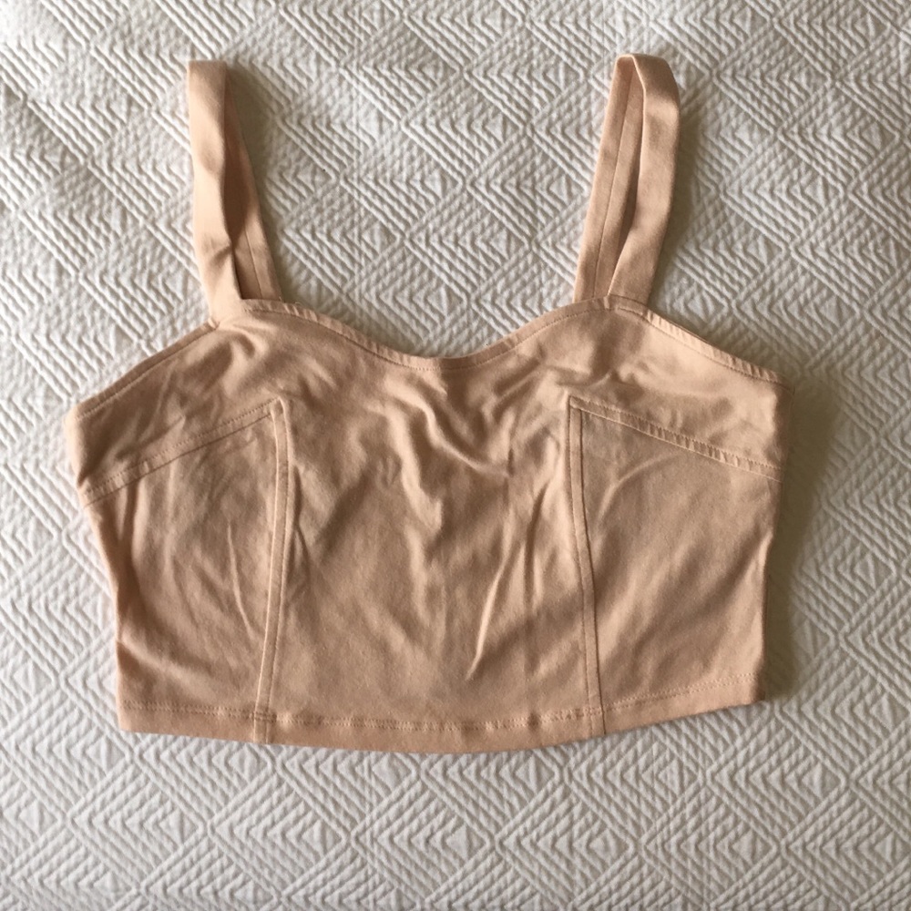 Light pink crop top